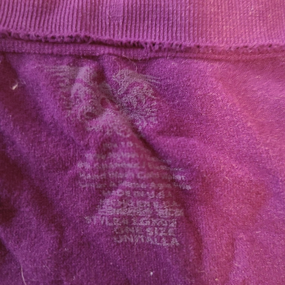 Purple teggings leggings One Size fits all including plus size - Picture 2 of 2